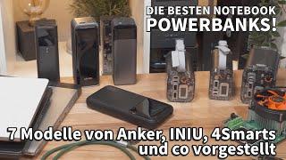 Was ist die beste Notebook Powerbank 2024? Modelle von Anker, INIU, 4Smarts und Co. im Test