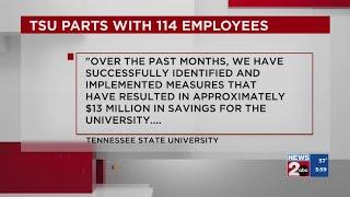 Tennessee State University parts with 114 employees