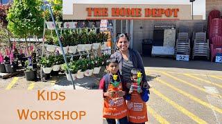 Kids Workshop Home Depot | Build . Learn . Create | MeetTheAruns