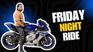 FRIDAY NIGHT ON R1 | YAMAHA | SHAZZY ALI MOTOVLOGS |