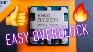 AMD RYZEN 7 7800X3D OVERCLOCK EASY TUTORIAL  CURVE OPTIMIZER PBO also works for 7900X3D and 7950X3D