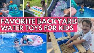 Outdoor Water Toys for Kids | Summer Activity at Home Ideas | Activities for Kids | Backyard Fun