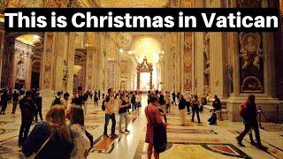 Rome Italy, This is Christmas in Vatican City 2024,