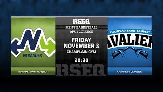 RSEQ D1 Basketball Masculin  Montmorency @ Ch.-St-Lambert [2023-11-03]