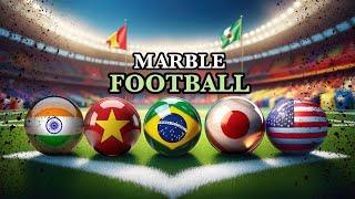 Marble Football World Cup 2025  Nations Collide in This Epic Race!