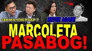 GRABE NA ITO ! MARCOLETA MAY PASABOG ! SARA DUTERTE NEVER AGAIN KAY MARCOS JR.