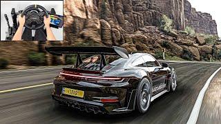 Porsche 911 GT3 RS | Forza Horizon 5 | Steering Wheel Gameplay