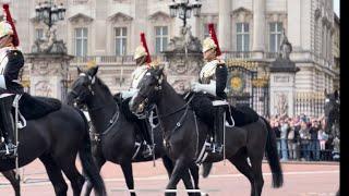 (full ver)buckingham palace guard change 버킹엄 궁전 근위병 교대식(120주년 Entente Cordiale 08,04,2024)