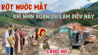 “LÀNG NỦ-LÀO CAI” bất ngờ chào đón đoàn sư lạ đến làng. cầu nguyện cho 12 th.i  th.ể còn lại . 