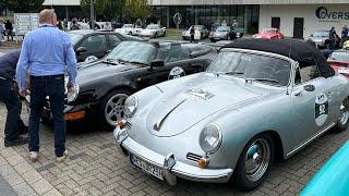 Walter Röhrl mit Porsche im Sauerland unterwegs