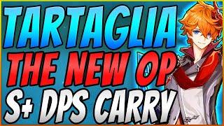 Tartaglia "Childe" Character Guide | THE NEW OVERPOWERED | S+ Carry DPS Build | Genshin Impact