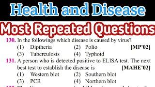 human health and disease mcq for neet || biology most repeated questions (17)