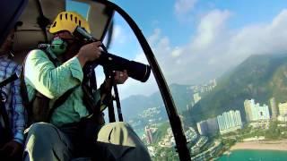 Kid's Ocean Day Aerial Photography, Hong Kong