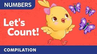 Count with us / Vamos a contar | Numbers in English and Spanish | Songs for kids | Canticos