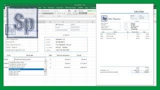 Excel - Create an automatic invoice in Excel. HD Spanish tutorial