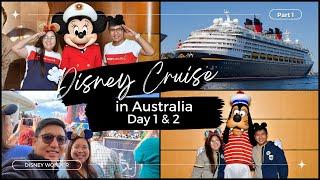 First ever Disney Cruise experience in Australia | Disney Wonder | Part 1 | with Insider Tips