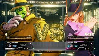 SFV Champion Edition  SMUG (G) Vs ASPHYXIATION (Rose)  Online Match's 04-06-2023