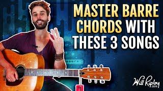 3 Easy Barre Chord Rock Songs