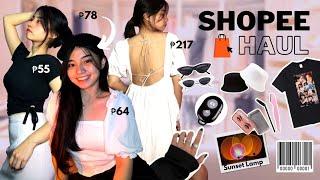 SHOPEE HAUL (affordable accessories, devices, tops, & dress) | Sheryl Gabay