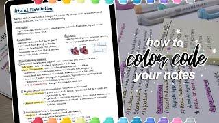 How to color code your notes