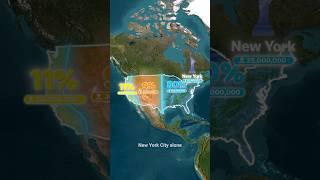 Population of the USA  Why 80% of Americans Live East of This Line?