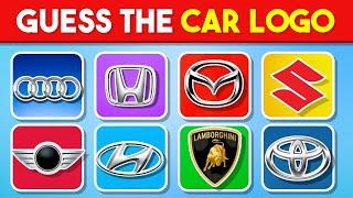  Guess the Car Brand Logo in 5 Seconds!  | Logo Quiz - Easy, Medium, Hard, Pro Levels