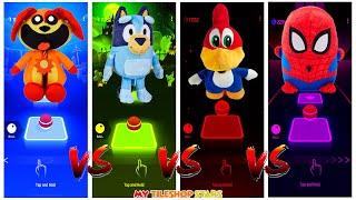 DogDay & Bluey Bingo & Woody Woodpecker & Spider Man Cute. Who Is Best?