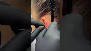  GOLD HELIX PIERCING #helixpiercing