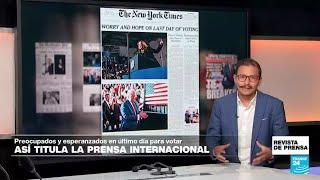 "Preocupación y esperanza en el último día de votaciones": 'NYT' • FRANCE 24 Español