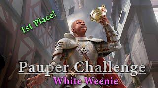 Pauper Challenge Replay - How I Won (Split) a Challenge with White Weenie