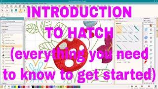 BEGINNER HATCH Embroidery Tutorial: a guide to Hatch DIGITIZER Level