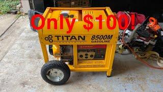 Titan 8500 Watt Industrial Generator Review/Walkaround