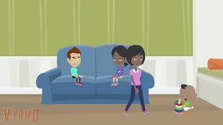 Lets have a sleepover - learning how to behave with friends for kids - Darn David