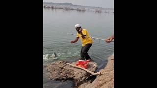 BIG SIZE ROHUFISH FISHING IN SINGLE HOOK FLOAT "ABDUL SAMI SHORTS