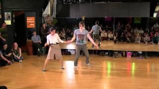 Yana Okhotenko & Slava Bogatov - Lindy Hop JnJ Finals at Crazy Tea Party December 2013