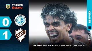 BELGRANO 0 - 1 PLATENSE I Resumen del partido | #TorneoBetano 2024