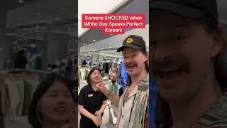 Koreans SHOCKED When White Guy Speaks Perfect Korean!