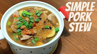 SIMPLE PORK STEW RECIPE | PORK AND POTATO STEW RECIPE | SIMPLE PORK STEW |BEST STEW|PORK STEW RECIPE