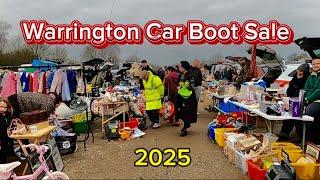 Warrington Car Boot Sale.Sunday Market.Walking Tour 2025 UK.