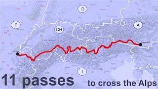 11 Passes to cross the Alps