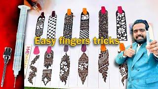 How to | 12 different finger class | injection mehndi | mehndi design 2025 |easy mehndi design…