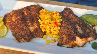 Blackened Redfish (Red Drum) Recipe