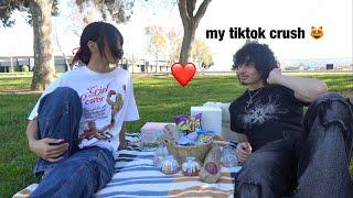 I TOOK MY TIKTOK CRUSH ON A PICNIC DATE!!