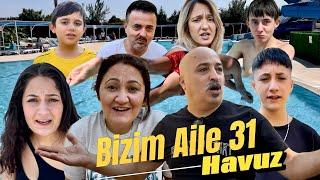 Bizim Aile 31’inci Bölüm Havuz Komedi Seri #komik #eğlence #tatil #havuz