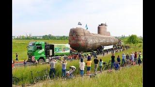 [U-Boot] Spedition Kübler Schwertransport für das Technik Museum Speyer mit Marine U-Boot Klasse206A