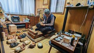 2,880 HOURS OF WORK!? - The Process of Making Japanese Traditional Masks.