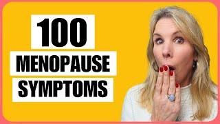 100 Symptoms of Menopause & Perimenopause in 5 Minutes