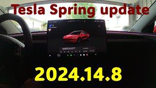 Tesla Spring Update: Software v12 ( 2024.14.8 )