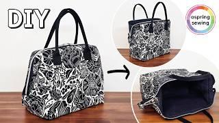 [DIY] Zipper Wire Frame Bag  | Wide Open | Easy Sewing Tutorial