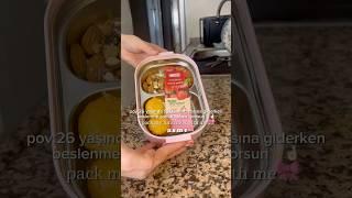 16-08 beslenmem *reklam değil #lunchbox #hemşire #vlog #asmr #sağlıklıyaşam #food #nurselife